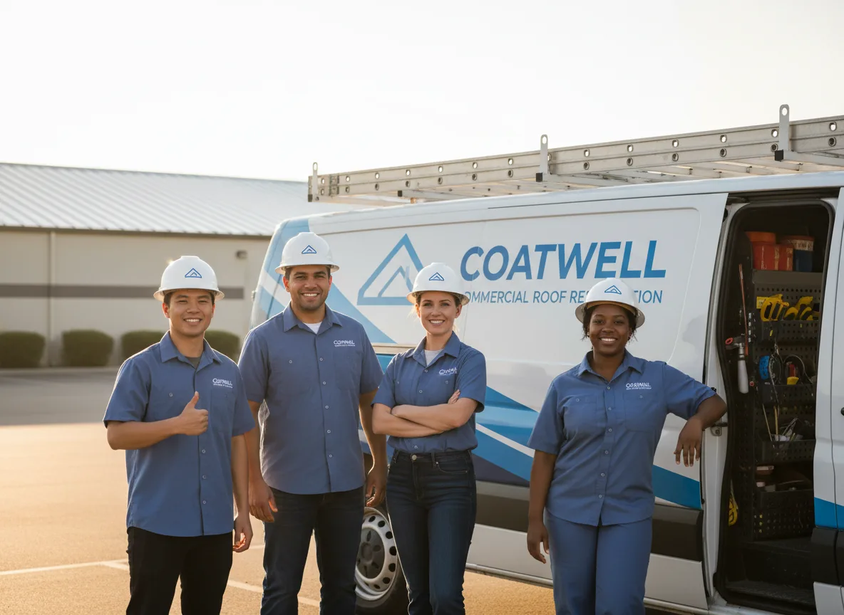 Commercial roof coating company in Irvington, VA